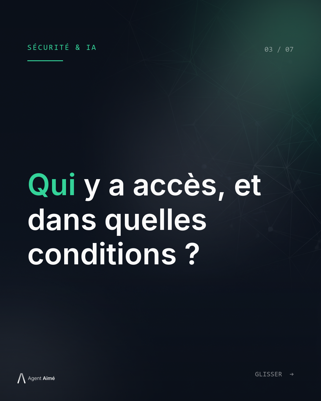 Question 3 — Qui peut accéder à mes données ?